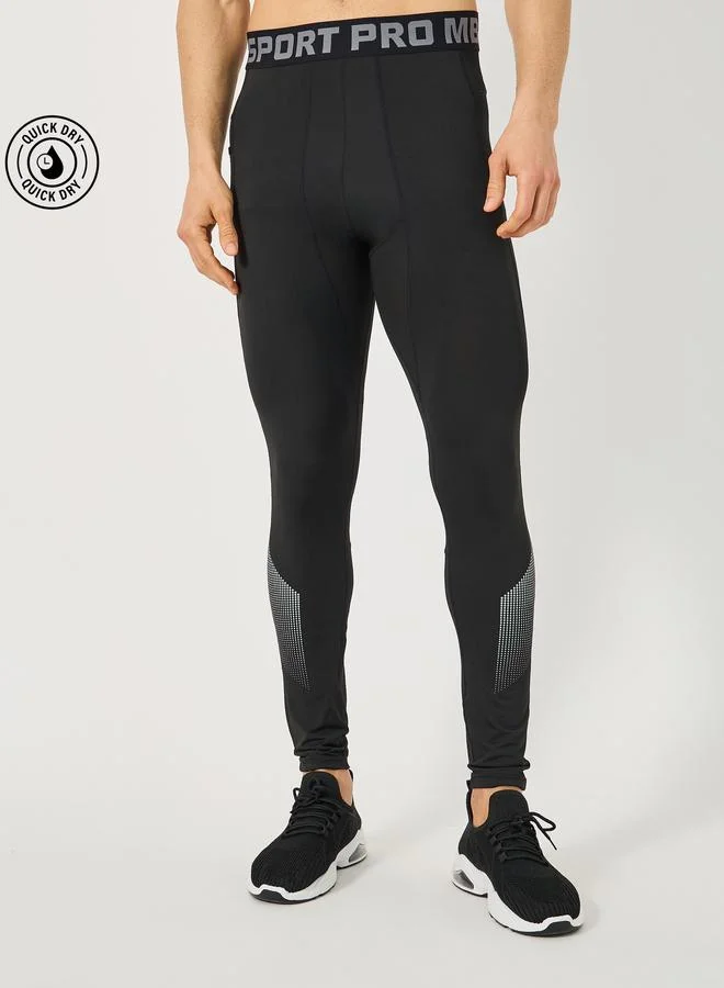 ستايلي اكتيف بنطلون رياضي مطبوع بخصر مطاطي للتدريب