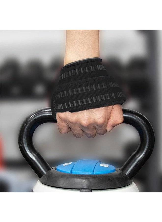 Figure 8 Lifting Straps for Weightlifting, Non-Slip Heavy Duty Gym Wrist Wraps with Cuffs, Grip Support for Deadlifts & Power Training - Image 4