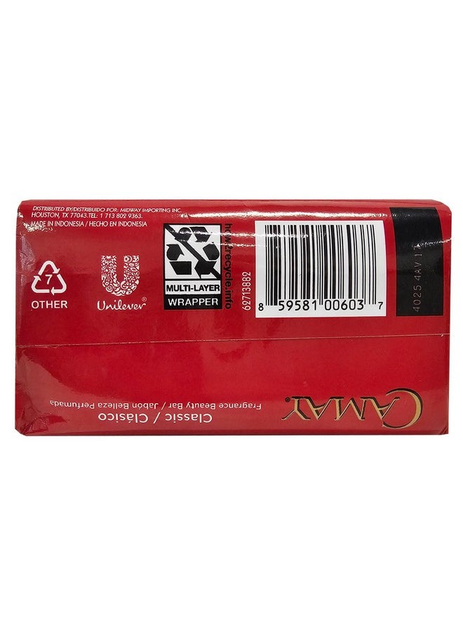 Camay Camay Classic Bar Soap, Rose Essence, 8-Pack of 4.41 Oz Each Soap, 8 Bar Soaps.  - Image 3