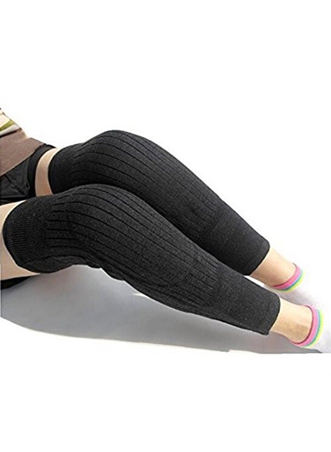 erioctry وسادات دعامة الركبة من الكشمير الصوفي للجنسين دافئة شتوية حرارية لركب النساء والرجال - Image 2