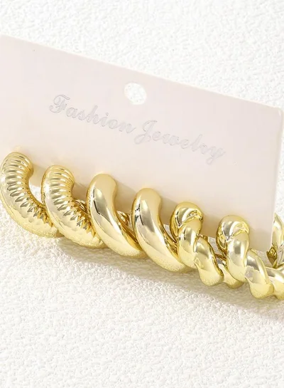 Take Two Take Two Set of 3 - Assorted Circle Earrings