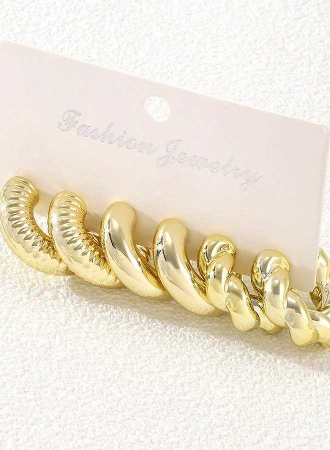 Take Two Take Two Set of 3 - Assorted Circle Earrings