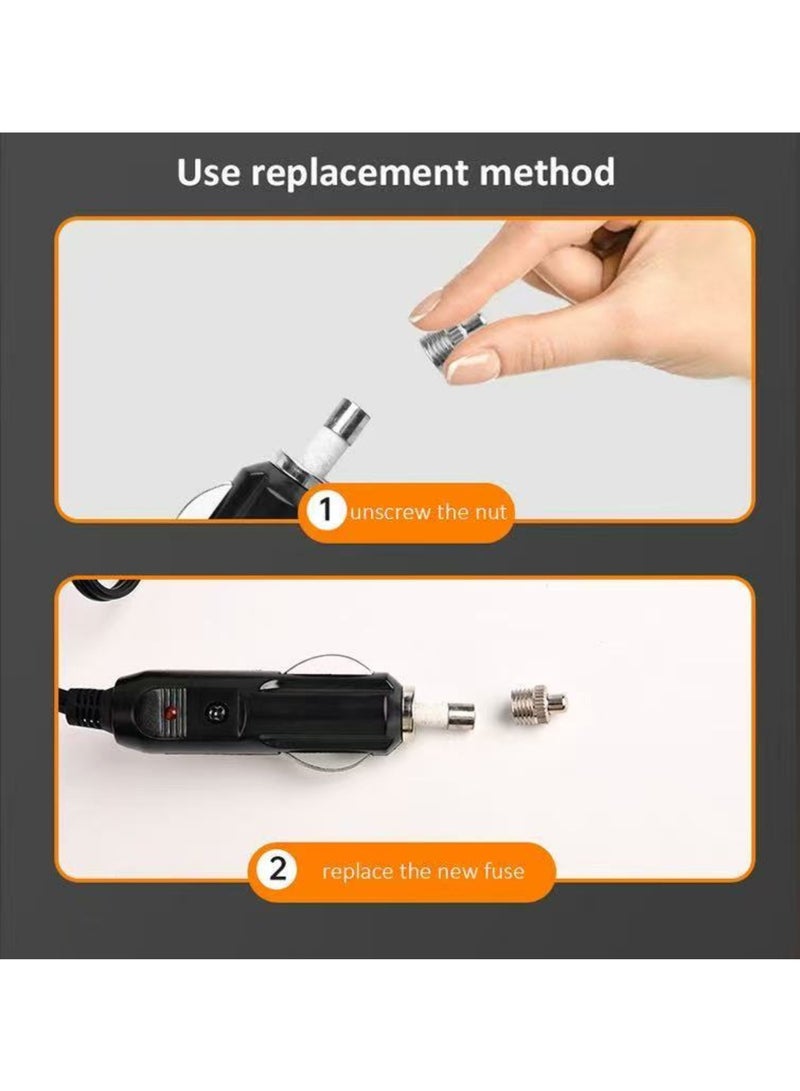 Generic Electric Car Jack 3-in-1, 5 Ton 12V Hydraulic Jack Kit with Air Compressor, Portable Auto Lift for SUV & Sedan, Roadside Emergency Car Repair Tool with LED Light & Safety Hammer - Image 5