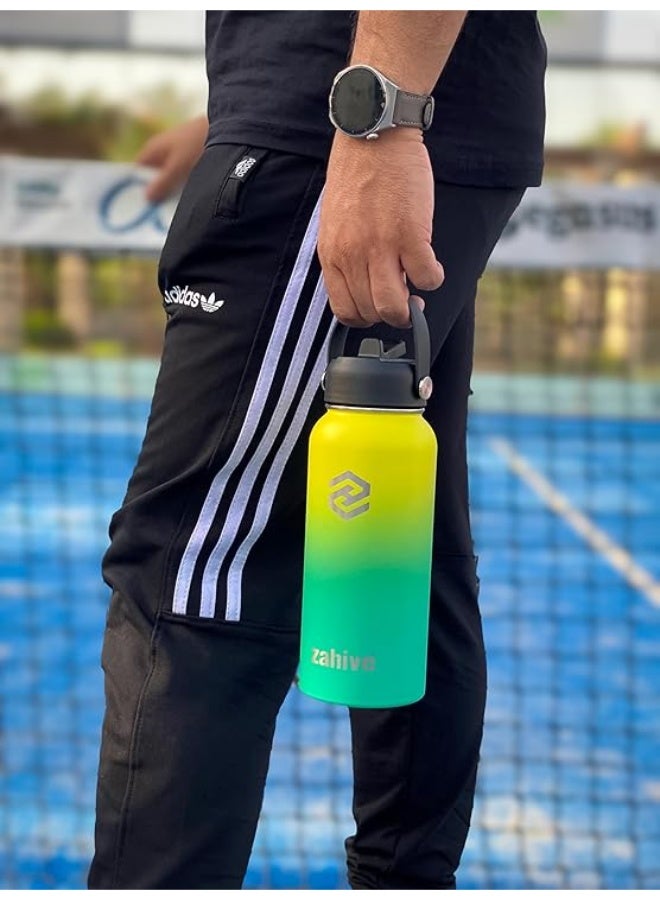 زاهايف زجاجة ماء من الفولاذ المقاوم للصدأ مع حقيبة - زجاجة ماء معزولة - Image 3