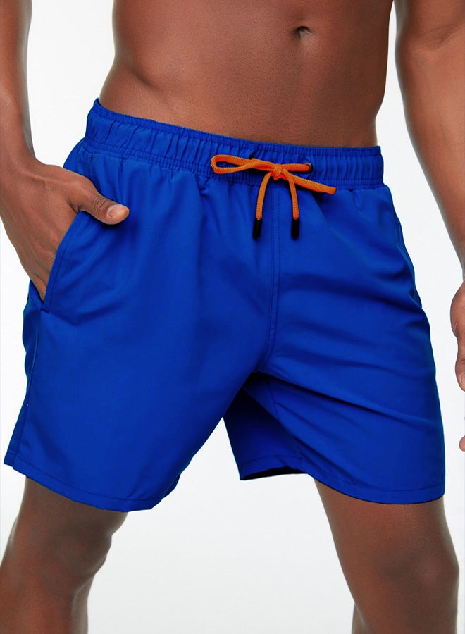 Trendyol Man Saks Basic Standard Size Swimsuit Swim Shorts - Image 4