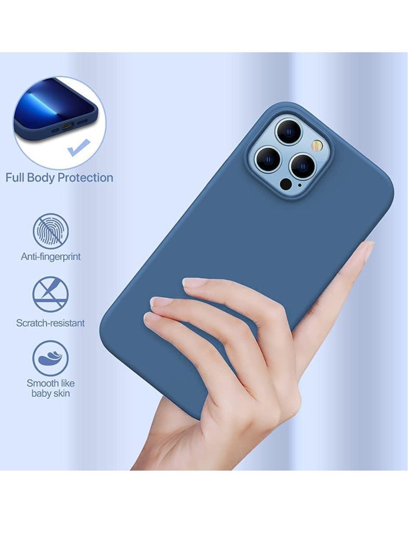 Silicone & Microfiber Lining Case for Apple iPhone 13 Pro Max 6.7in - Image 2