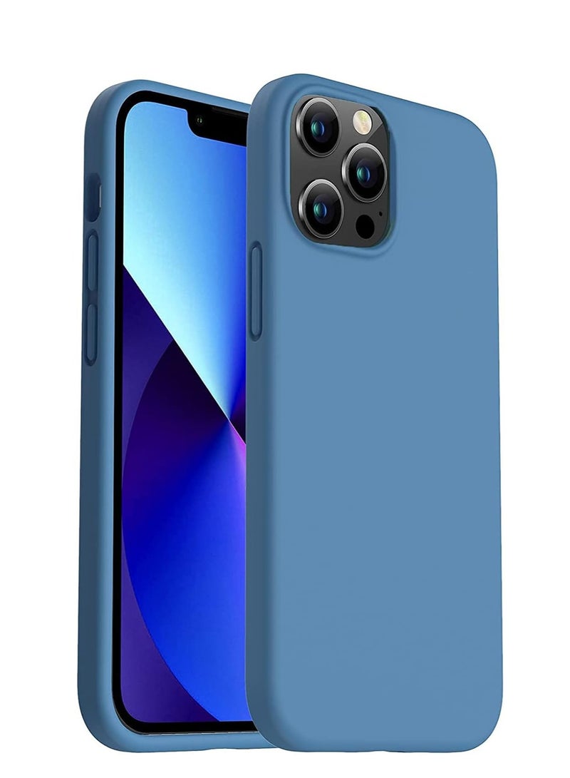 Silicone & Microfiber Lining Case for Apple iPhone 13 Pro Max 6.7in - Image 4