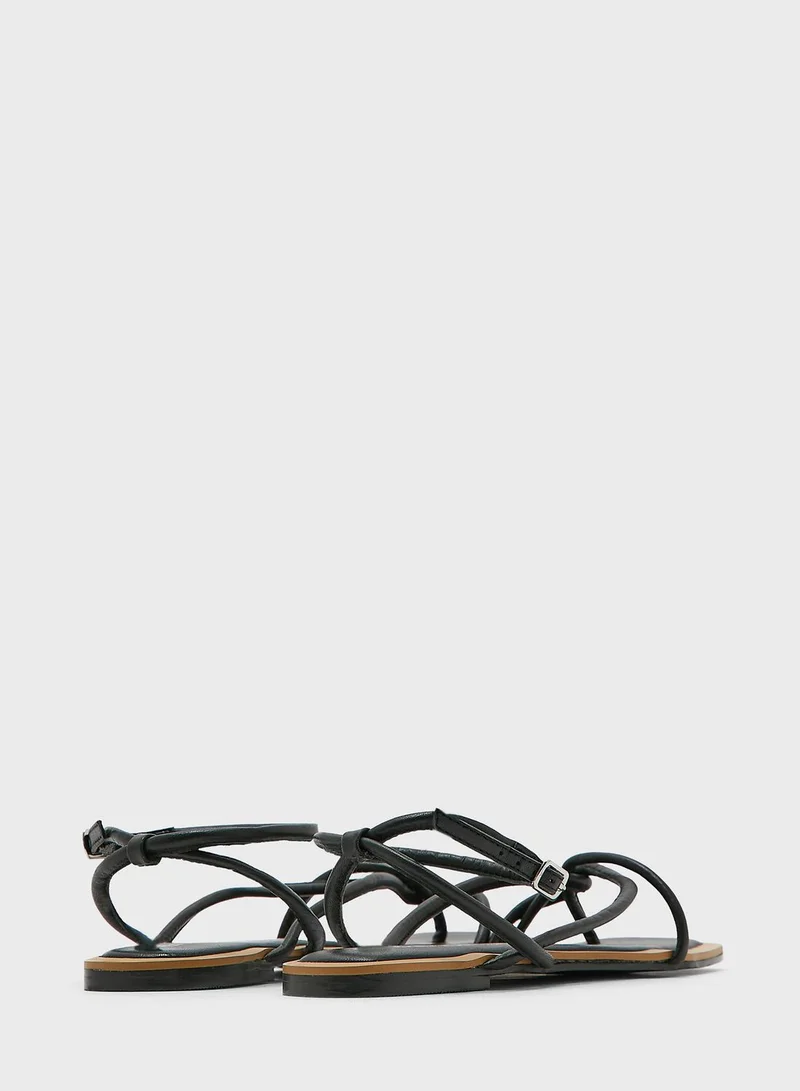 VERO MODA Multi Strap Flat Sandals