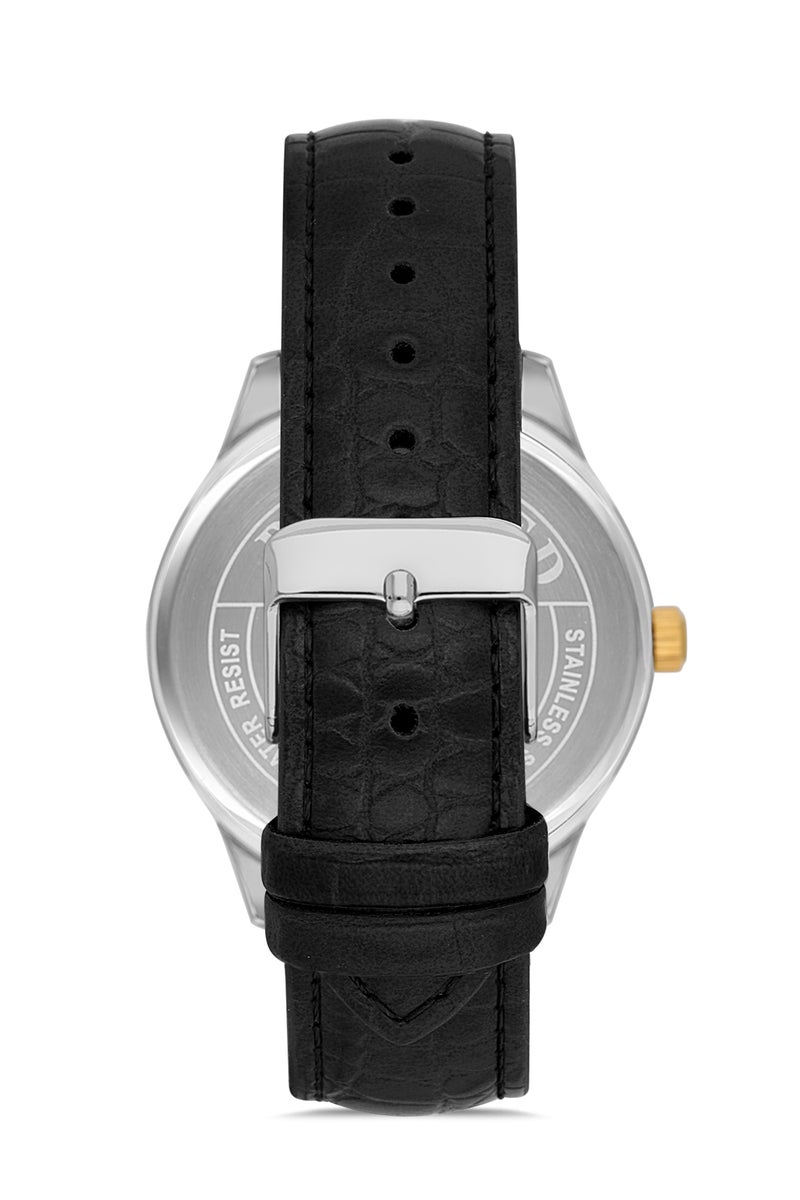 OMAX MEN’S Wrist-Watch | Analog | Leather Strap | Elegant Design - Image 3