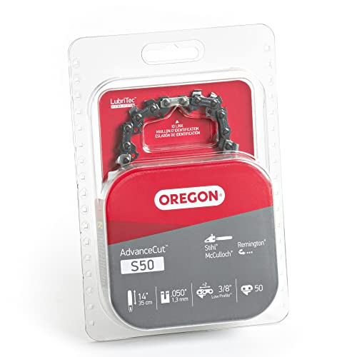 Oregon S50 AdvanceCut Replacement Chainsaw Chain for 14-Inch Guide Bar, 50 Drive Links, Pitch: 3/8" Low Profile, .050" Gauge, Low Vibration - Image 3