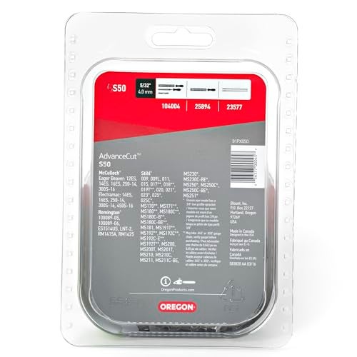 Oregon S50 AdvanceCut Replacement Chainsaw Chain for 14-Inch Guide Bar, 50 Drive Links, Pitch: 3/8" Low Profile, .050" Gauge, Low Vibration - Image 4