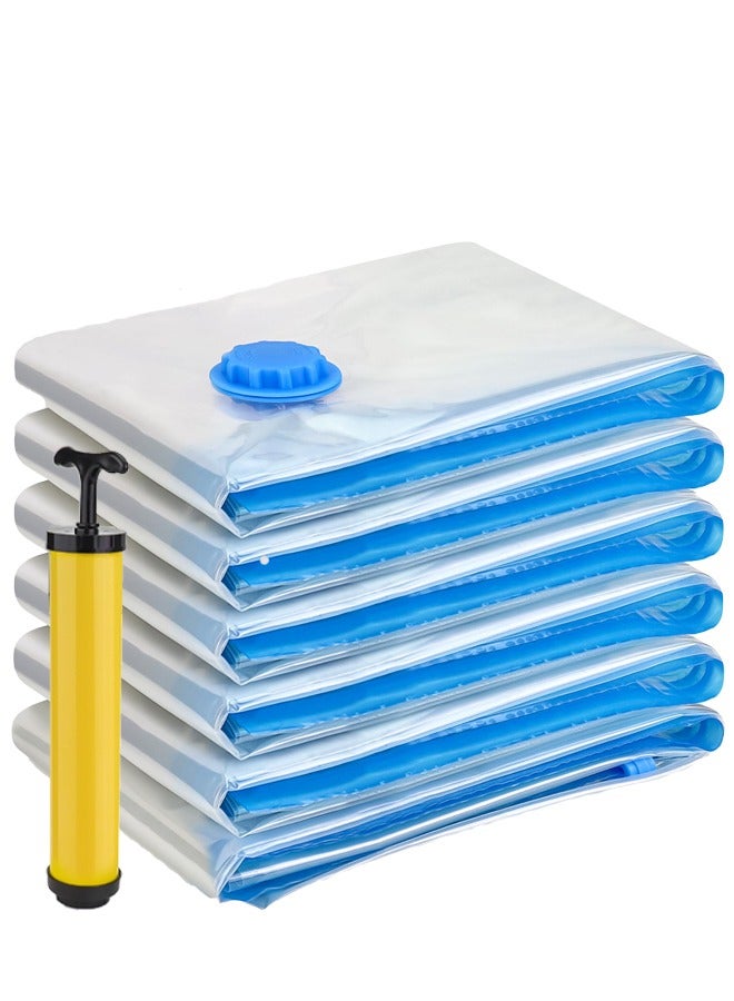 Vacuum Storage Bags for Clothes Pillows Bedding Blanket More Space Save Durable Travel Compression Pack 60x80cm  - Image 1