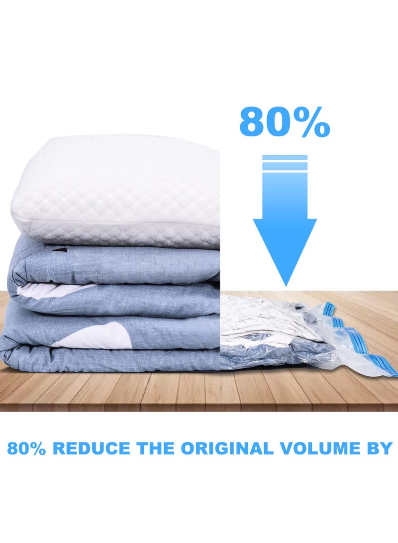 Vacuum Storage Bags for Clothes Pillows Bedding Blanket More Space Save Durable Travel Compression Pack 60x80cm  - Image 3