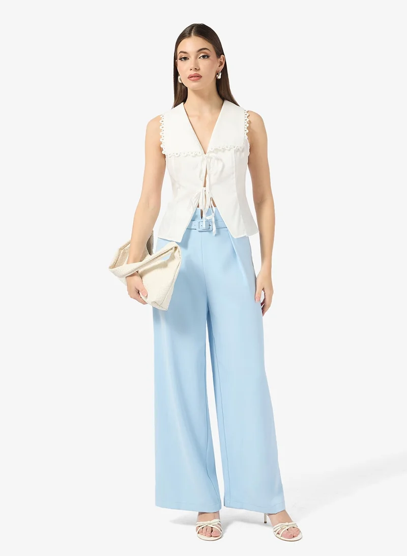 Ella  Vest Tie Up Top for Women | Best Price UAE