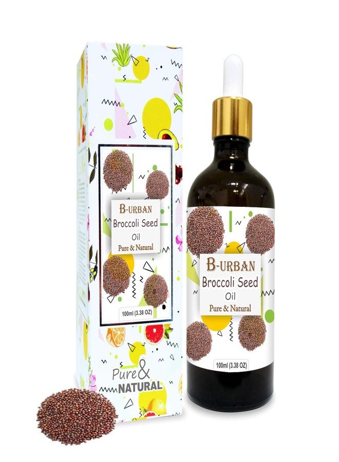 B-Urban Broccoli Seed Oil 100 ml (3.38 fl oz) – Lightweight Botanical Oil for Haircare, Serums & DIY Formulations - Image 1