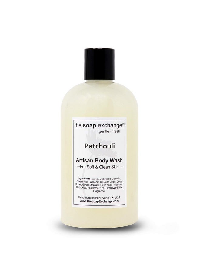The Soap Exchange - Body Washpatchouli Scenthand Crafted 12 Fl Oz354 Ml Natural Artisan Liquid Soap For Hand Face & Body Shower Gel Cleanse Moisturize & Protect. Made In The Usa. - Image 1