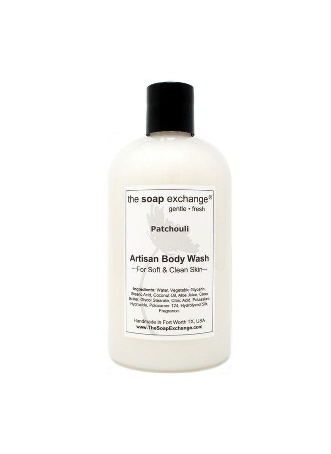 The Soap Exchange - Body Washpatchouli Scenthand Crafted 12 Fl Oz354 Ml Natural Artisan Liquid Soap For Hand Face & Body Shower Gel Cleanse Moisturize & Protect. Made In The Usa. - Image 1