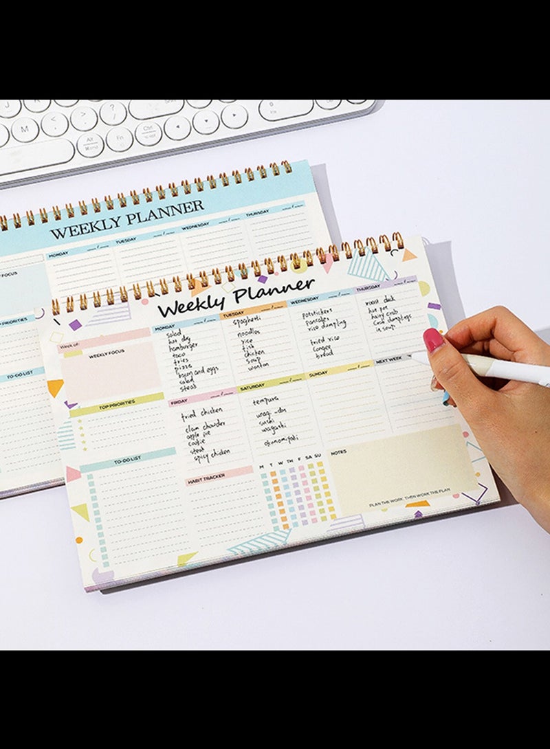 AVACraft Weekly Planner - 52 Tear-Off Sheets, To Do List & Desk Calendar, 24.7x17.5cm - Image 4