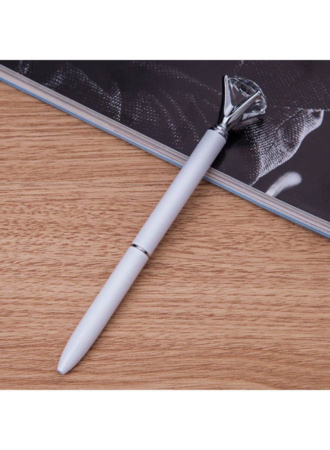 NIBEMINENT 3-Piece Crystal Large Diamond Ballpoint Pen Set Multicolour