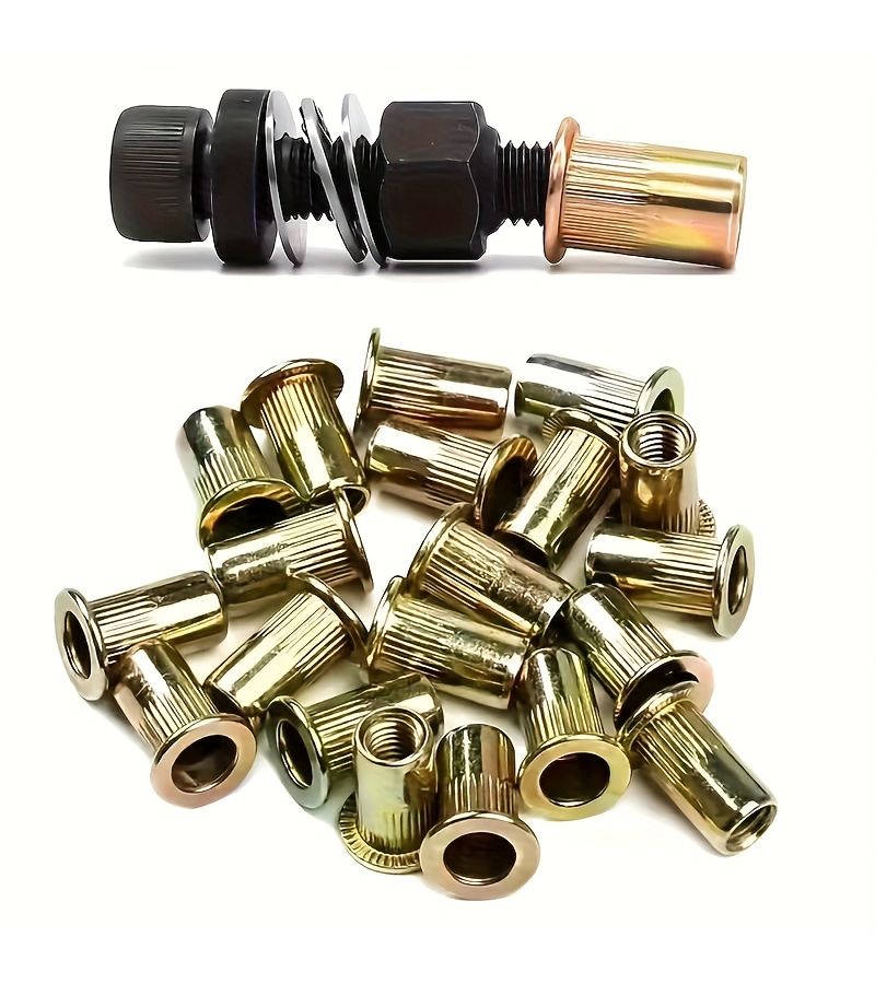 Rivet Nut Tool Kit M5 1 Puller Head With 10 Replacement Nuts - Image 1