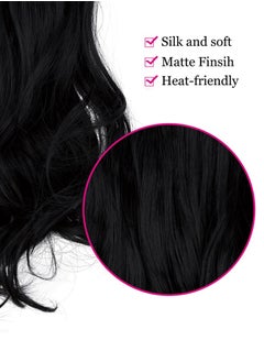 Generic One-piece Wig with Lots of Hair U-shaped Extensions for Women Fish Line Wigs Invisible and Natural Long Curly Hair  - Image 2
