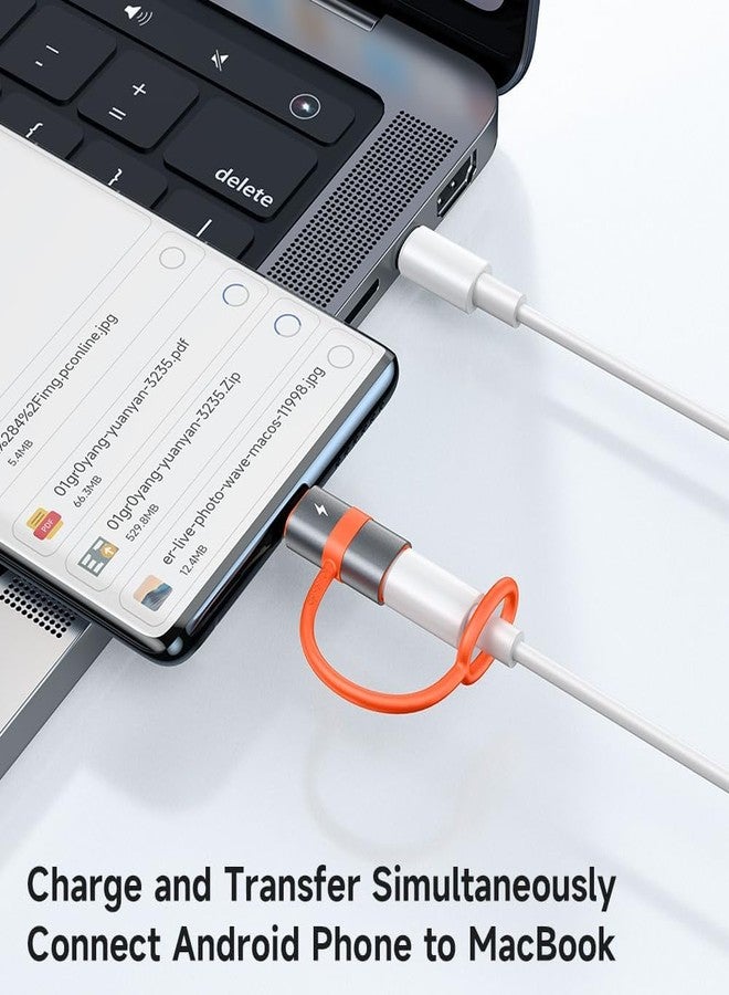 mcdodo USB-C to Micro USB Adapter with Lanyard-2Pack, Type C Female to Micro USB Male Convert Connector Support Charge & Data Transfer Fit Galaxy S7/S7 Edge,Nexus 5/6 and Micro USB Devices - Image 3