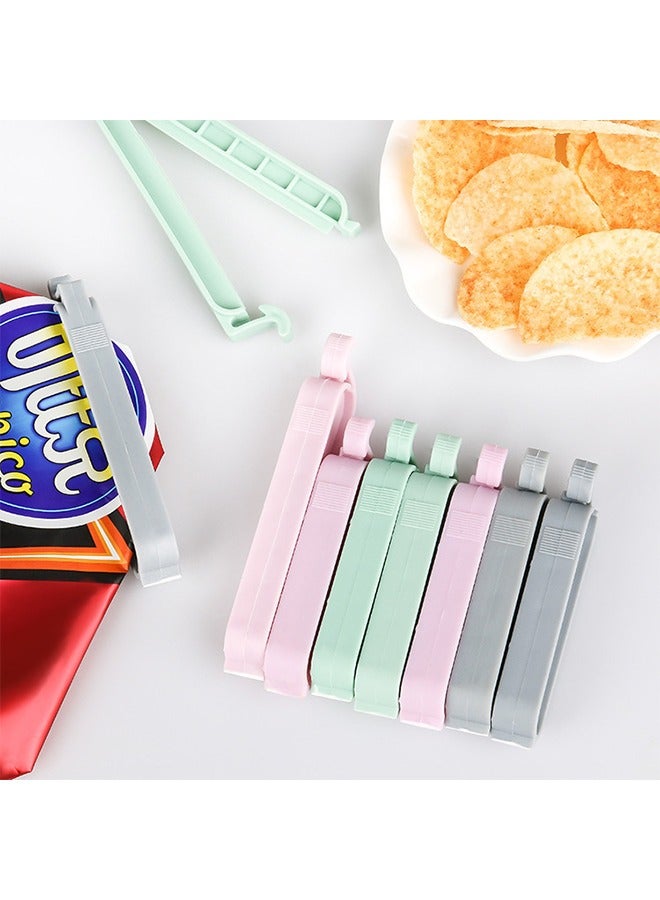 HS Sealing Clips, 12 PCS Food Sealing Clips Plastic Bag Sealing Clip Clamp Sealer for Kitchen, Snack Bag Clips, Crisp Packet Clip, Fresh Food Storage Clips Sealer, Colorful - Image 3