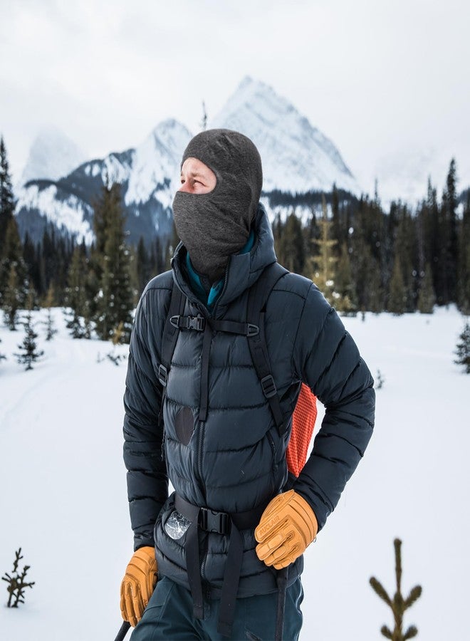 Fullsheild Summer Cooling Balaclava Face Mask Breathable Merino Wool for Men Women Motorcycle Balaclava Snowboarding Gear Winter Ski Mask Grey - Image 5