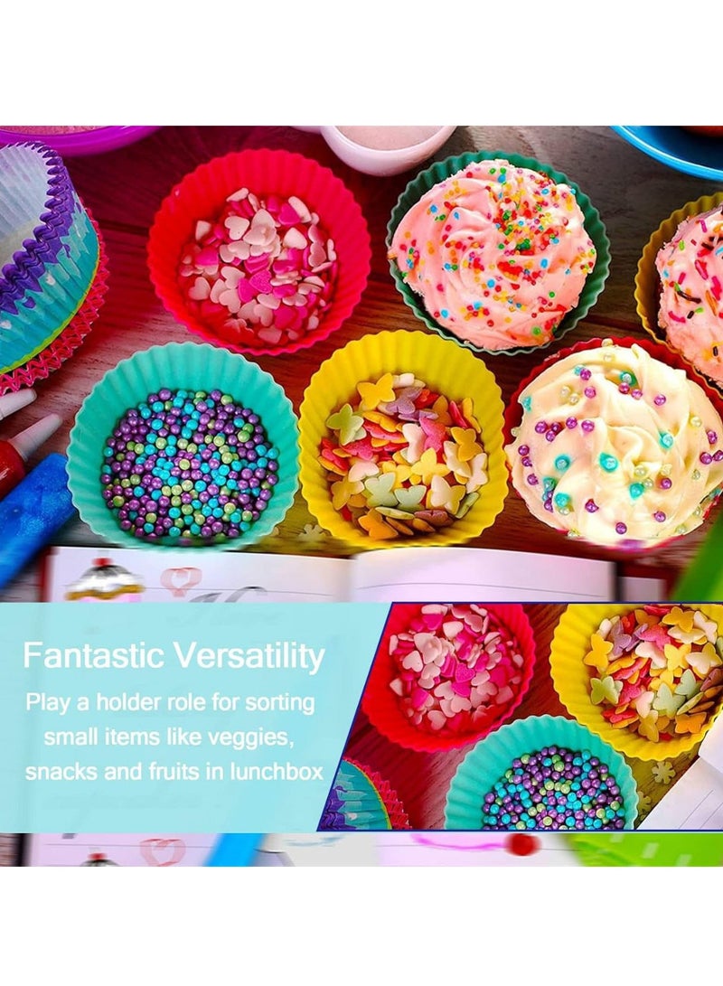 12-Piece Multicolor Cupcake and Muffin Pan Set  - Image 2