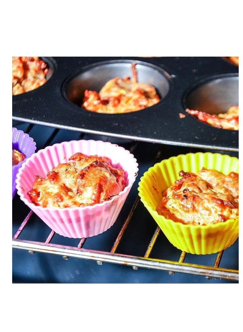 12-Piece Multicolor Cupcake and Muffin Pan Set  - Image 3