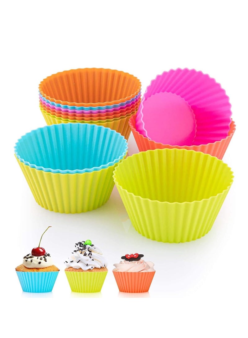 12-Piece Multicolor Cupcake and Muffin Pan Set  - Image 4