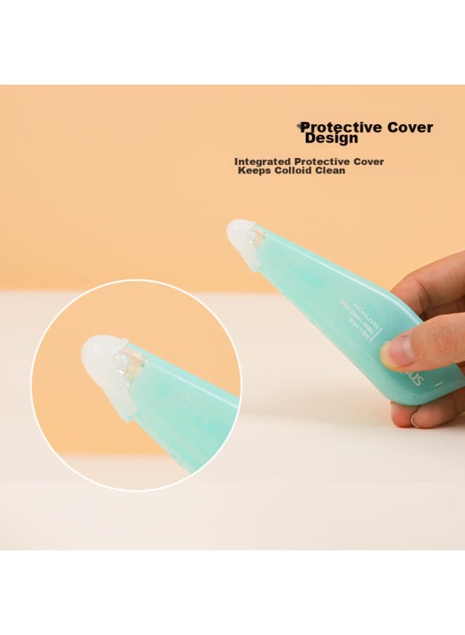 Kokuyo Campus Pen-Shaped, Dot Glue Refillable, Pointed Double-Sided Tape, Creative Correction Tape, Pink, 1 Piece, Wsg-Dm41 - Image 5