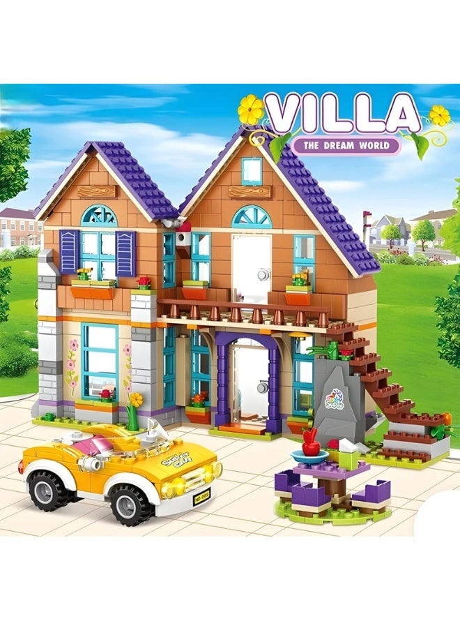Villa The Dream World Building Bricks, 861Pcs - Image 2