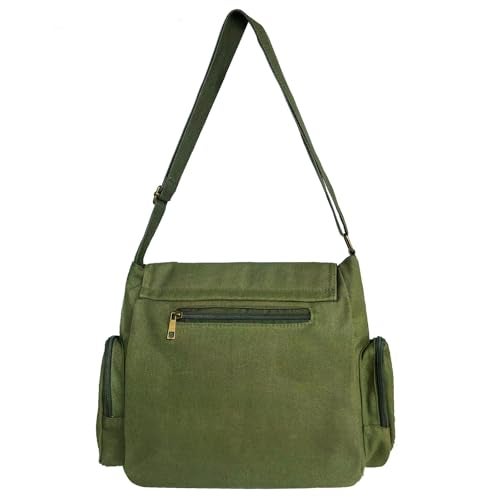 VODIU Personalized Pattern Messenger Bag Cute Canvas Crossbody Bags for Women/Men Shoulder Handbags Hobo Purses with Pockets - Image 3
