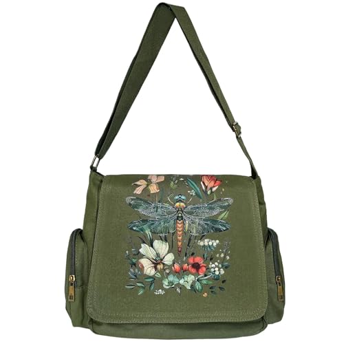 VODIU Personalized Pattern Messenger Bag Cute Canvas Crossbody Bags for Women/Men Shoulder Handbags Hobo Purses with Pockets - Image 1