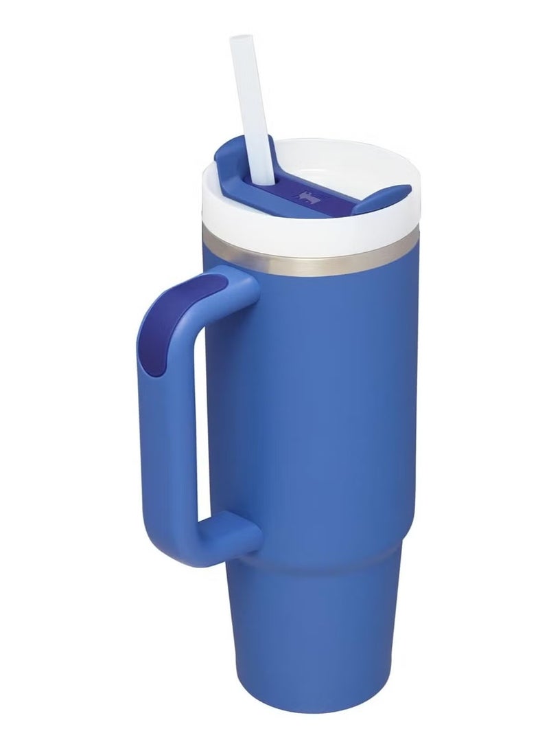 Stanley - H2.0 FlowState Stainless Steel Vacuum Insulated Tumbler with Lid and Straw, 30 oz Iris – Perfect for Water, Iced Tea, Coffee, Smoothies, and More - Image 1