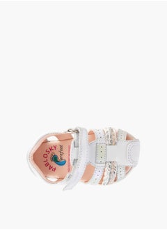 Pablosky Girls Strap Sandals With Hook And Loop Closure  - Image 4