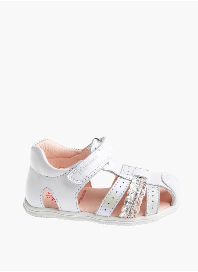 Pablosky - Girls Strap Sandals With Hook And Loop Closure - Image 1