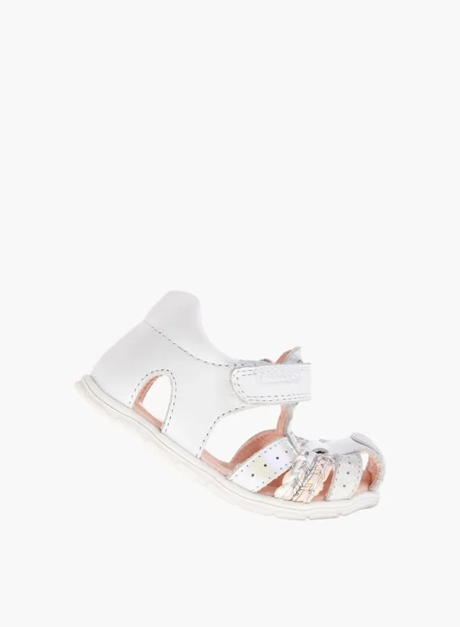Pablosky Girls Strap Sandals With Hook And Loop Closure