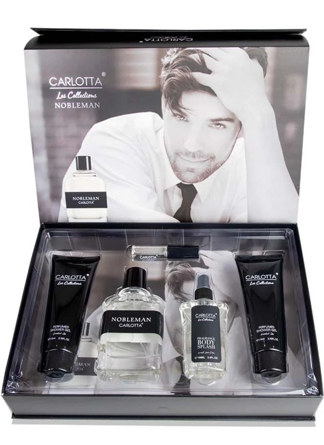 Carlotta Noble Man perfume set for men, perfume + Shurgel + body mist + small sample + shaving gel from Carlotta  - Image 2
