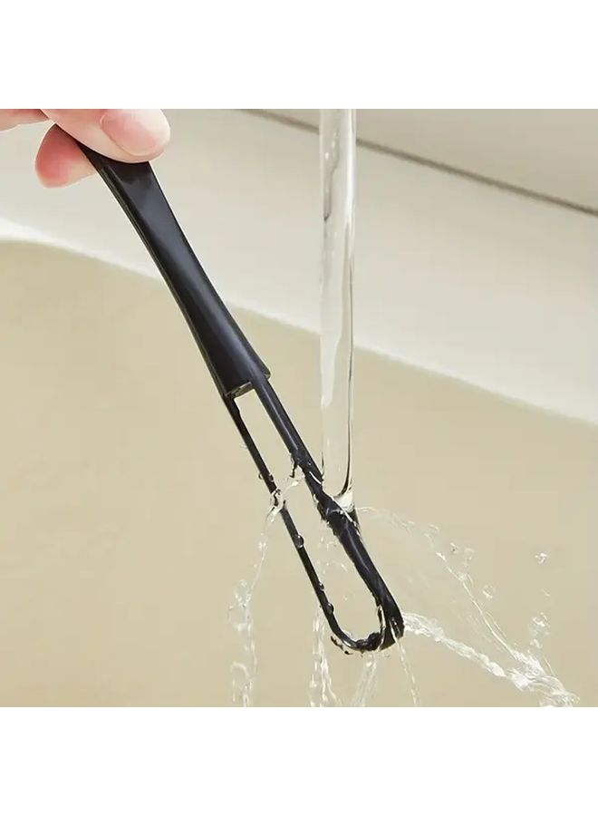 Black Stainless Steel Handheld Egg Beater Heavy Duty Whisk for Baking Cream - Image 5