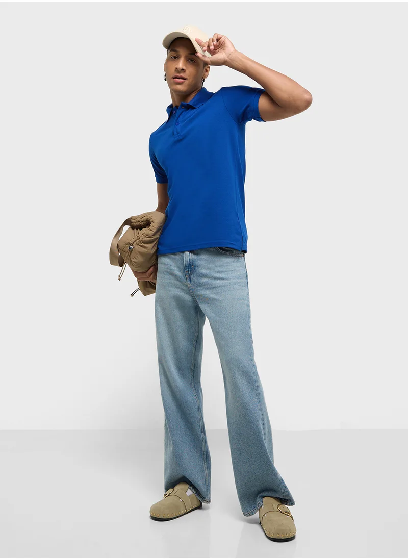 سفنتي فايف Essential Polo Shirt
