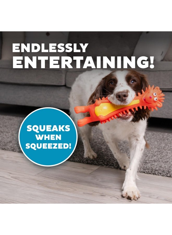 Outward Hound Latex-Free Big Squeak Hedgehog Dog Toy - Image 4