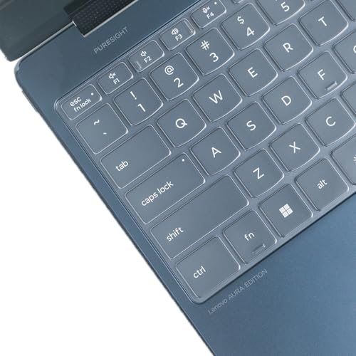 MUBUY-GOL Keyboard Cover for 2025 Lenovo Yoga Slim 9i Gen 10 14", & Lenovo Yoga 9i 2-in-1 Gen 10 Aura Edition 14″, & Lenovo Yoga 9 2-in-1 14IMH9 2024 14" inch Laptop Keyboard Cover Protector-TPU - Image 3