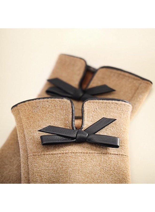 Happy D Women's Gloves Winter Thickened Warm Gloves Cycling Gloves - Image 3