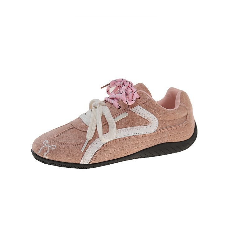 Soft Leather Version ~ Apple Shoes Red Thin-Soled Racing Shoes 2025 Spring New Joker Casual Fashion Training Shoes - Image 1