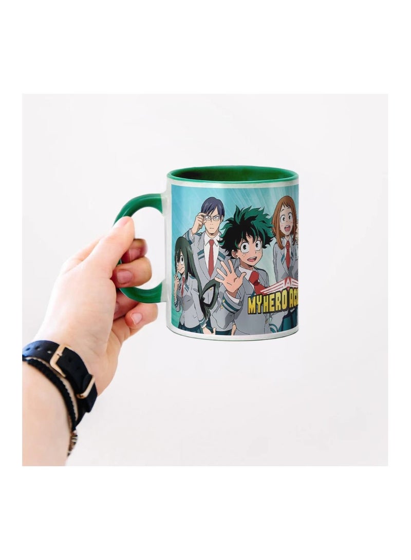 إم إي سي كوب سيراميك للقهوة بتصميم ماي هيرو اكاديميا 325 مل - Image 5