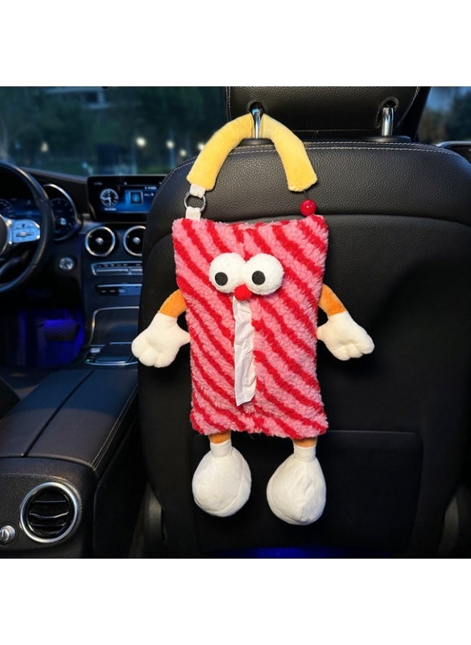 Generic Car Tissue Dispenser,Car Armrest Tissue Holder | Fun Plush Headrest Tissue Dispenser, Armrest Tissue Holder  - Image 2