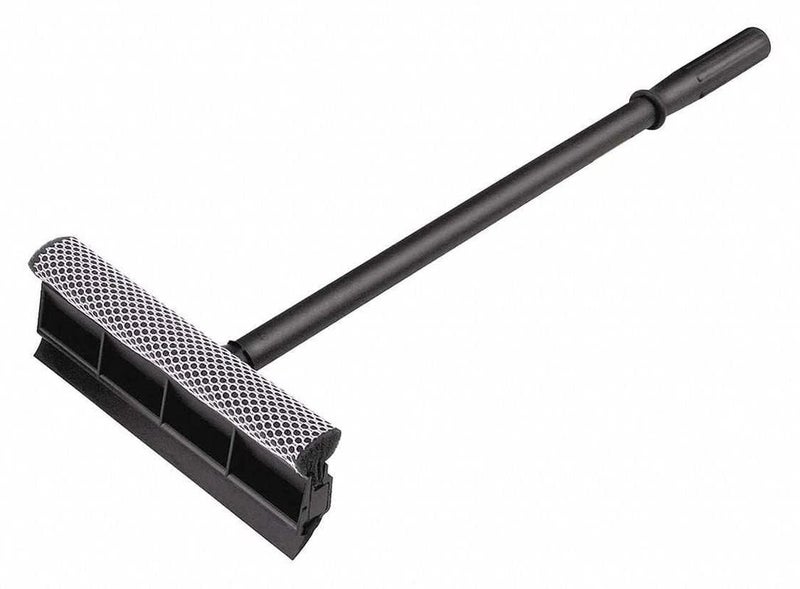 Ncry Squeegee Car Brush Cleaner with LongReach Handle Kitchen Platform and Window Glass Wiper Sponge Cleaner Washing Cleaning for car AntiSlip Brush Home Interior Exterior UseBlack1Pc