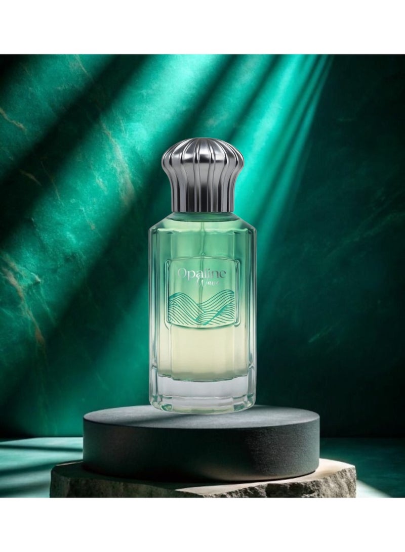 Ahmed Al Maghribi Opaline Wave Eau De Parfum 100ml – Fresh Aquatic Citrus Fragrance with Floral Heart & Musky Base - Image 4